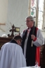 Bishop Graham b lesses the new Team Vicar