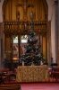 St Nicholas altar and Christmas tree.