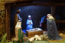 The Nativity Scene always takes 'centre stage' in front of the altar, so Congregations are reminded of God's great gift of His Son, Jesus, to us.